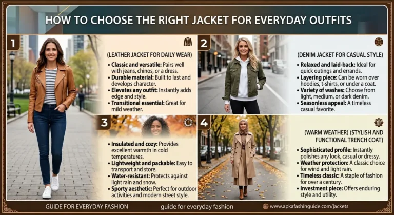 How to Choose the Right Jacket for Everyday Outfits