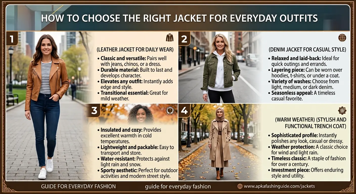 How to Choose the Right Jacket for Everyday Outfits
