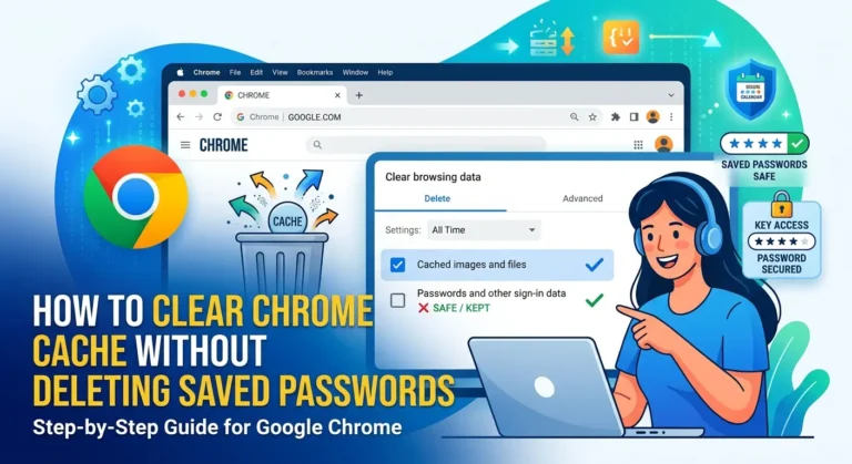 How to Clear Chrome Cache Without Deleting Saved Passwords