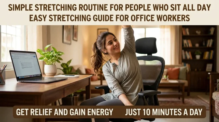 Simple Stretching Routine for People Who Sit All Day