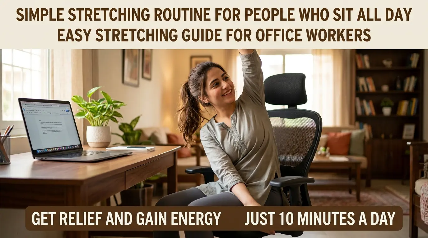 Simple Stretching Routine for People Who Sit All Day