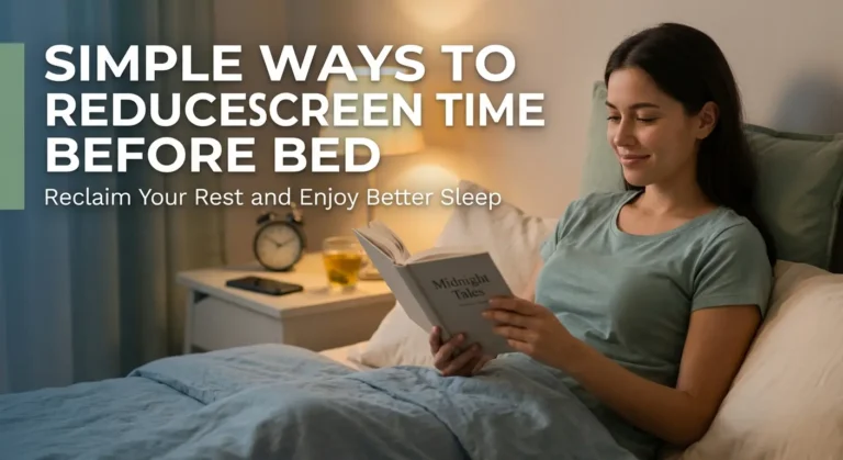 Simple Ways to Reduce Screen Time Before Bed