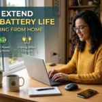 how to extend laptop battery life while working from home